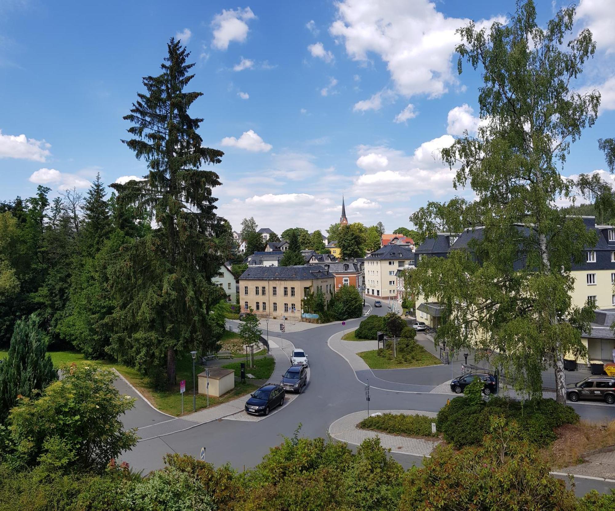 Ferienwohnungen Villa Goldbrunnen Bad Elster Exterior foto